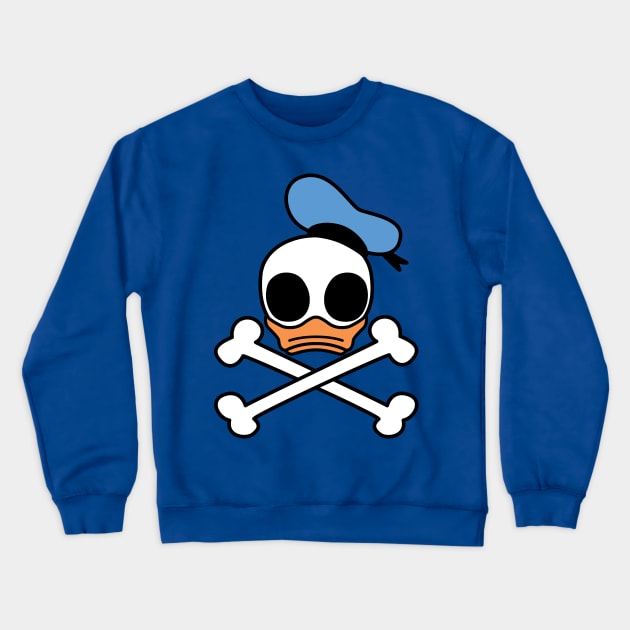 Mouse + Crossbones Donald Crewneck Sweatshirt by feelingcreatively